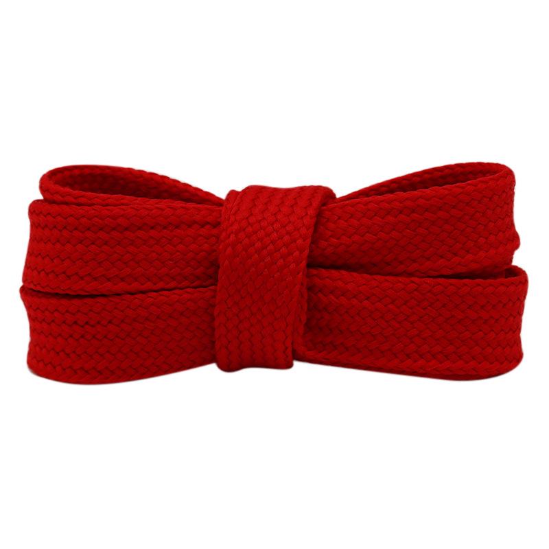 Шнурки для кроссовок Kurojin McQueen, 1,8 см шириной, плоские, из канваса - Однотонные, для повседневной носки, спортивные