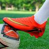 New Men Football Boots Training Shoes FG Non-Slip Soccer Cleats Long Spikes Soccer Shoes Ultralight Outdoor Drop Shipping