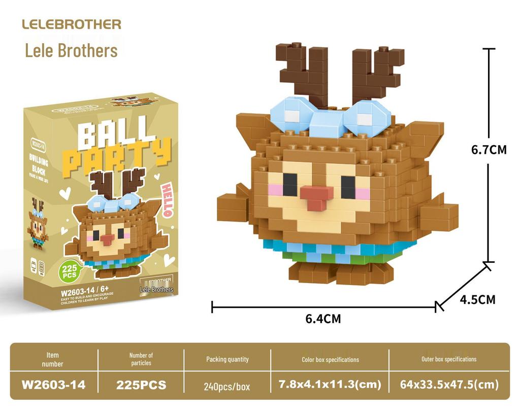 Совместимые с Lego микро строительные блоки мультяшные фигурки - детские развивающие настольные игрушки