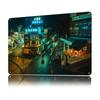 Tokyo Cyberpunk City Metal Poster Customized Wall Art Retro Vintage Tinplate Signs for Bedroom Decoration Gaming Room Ornaments