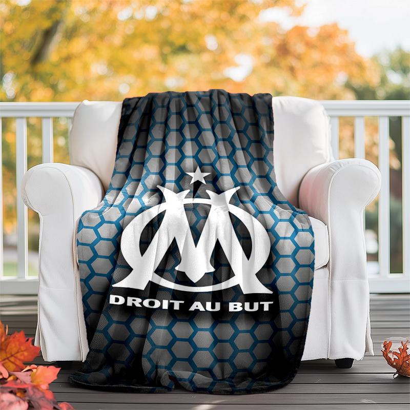 Marseilles Flannel Blanket Soft All-Season Throw, Design for Camping, Car Travel, Hiking Sofa, Bed, Office Perfect Gift for Parties
