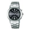 SEIKO SELECTION SBTM169 мужские наручные часы солнечные радиоуправляемые функция отображения даты и дня недели черный циферблат серебристое сапфировое стекло нержавеющая сталь водозащита 10 АТМ