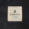 LANVIN en Bleu Сделано в Японии шерстяные брюки темно-синие мужские б/у