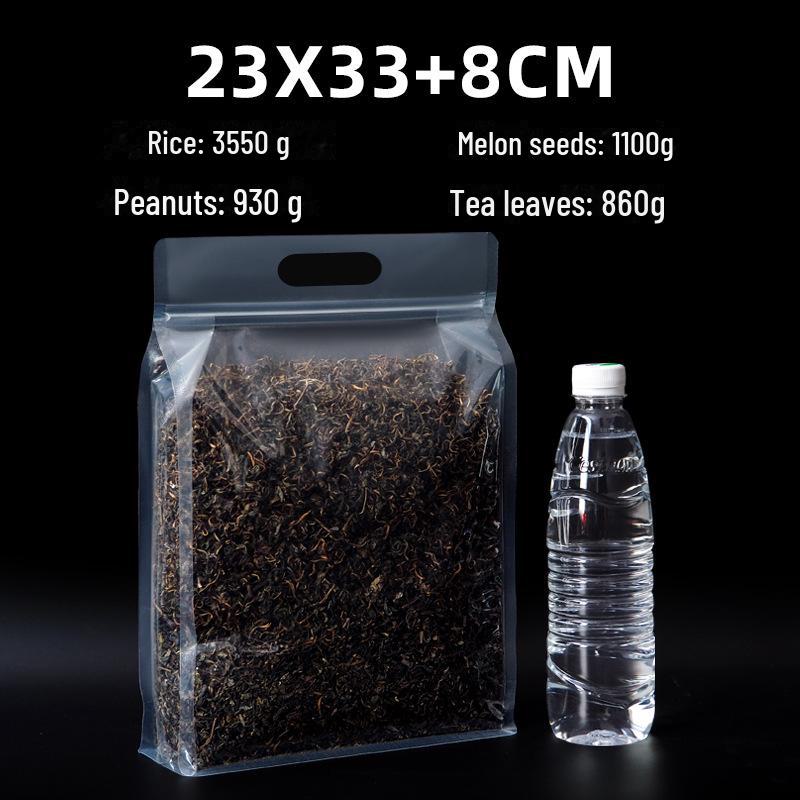 Прозрачные утолщенные пакеты с застежкой Ziplock для упаковки продуктов питания, орехов, сухофруктов и новогодних товаров