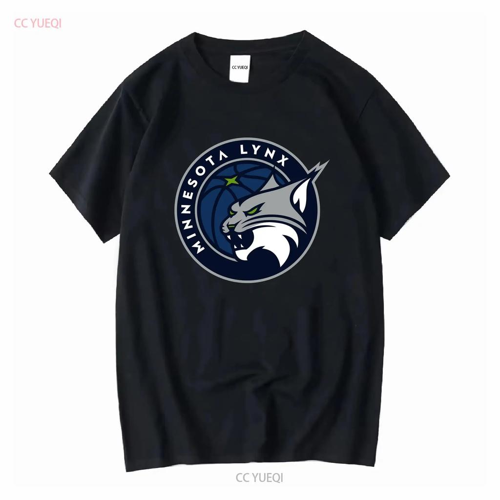 Мужская футболка WNBA Minnesota Lynx с круглым вырезом Размер M длинный или короткий рукав винтажная стираная дизайнерская одежда дышащая с принтом