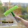 Скребок-щетка с распылителем Стеклоочиститель-скребок Бытовой инструмент для уборки 3 в 1 Распылитель воды Очиститель окон Набор с салфеткой из микрофибры