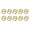 10pcs Adjustment Tri-glide Belt Buckle 10mm Diy Doll Buttons Doll Bags Buckles  DIY Doll Belt