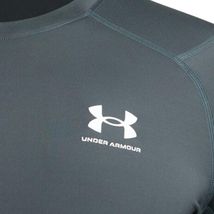 Under Armour HeatGear Launch Elite Охлаждающая серия Логотип Удобная футболка с коротким рукавом и круглым вырезом для фитнеса Мужские топы 1361518-012