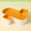 Hydroponic Cat Grass Planter Detachable Bottom Fine Filter Hole Double Layer Soilless Catnip Snack Growing Box for Garden