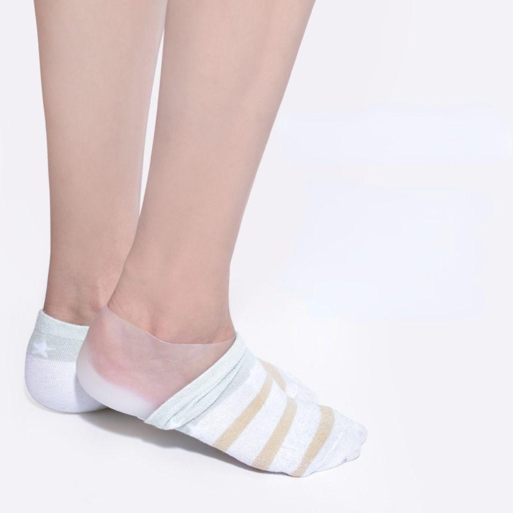 Силиконовая стелька для увеличения высоты, невидимые гелевые подушечки для пятки, переносная подушечка для пятки