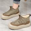 Хлопковая обувь женская новая зимняя женские ботинки сноубутсы на толстой подошве утепленные ботинки женские модные сноубутсы холодостойкие и теплые хлопковые ботинки