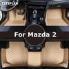 TITIPLER Изготовленные на заказ автомобильные коврики для Mazda 2 Foot Coche Аксессуары