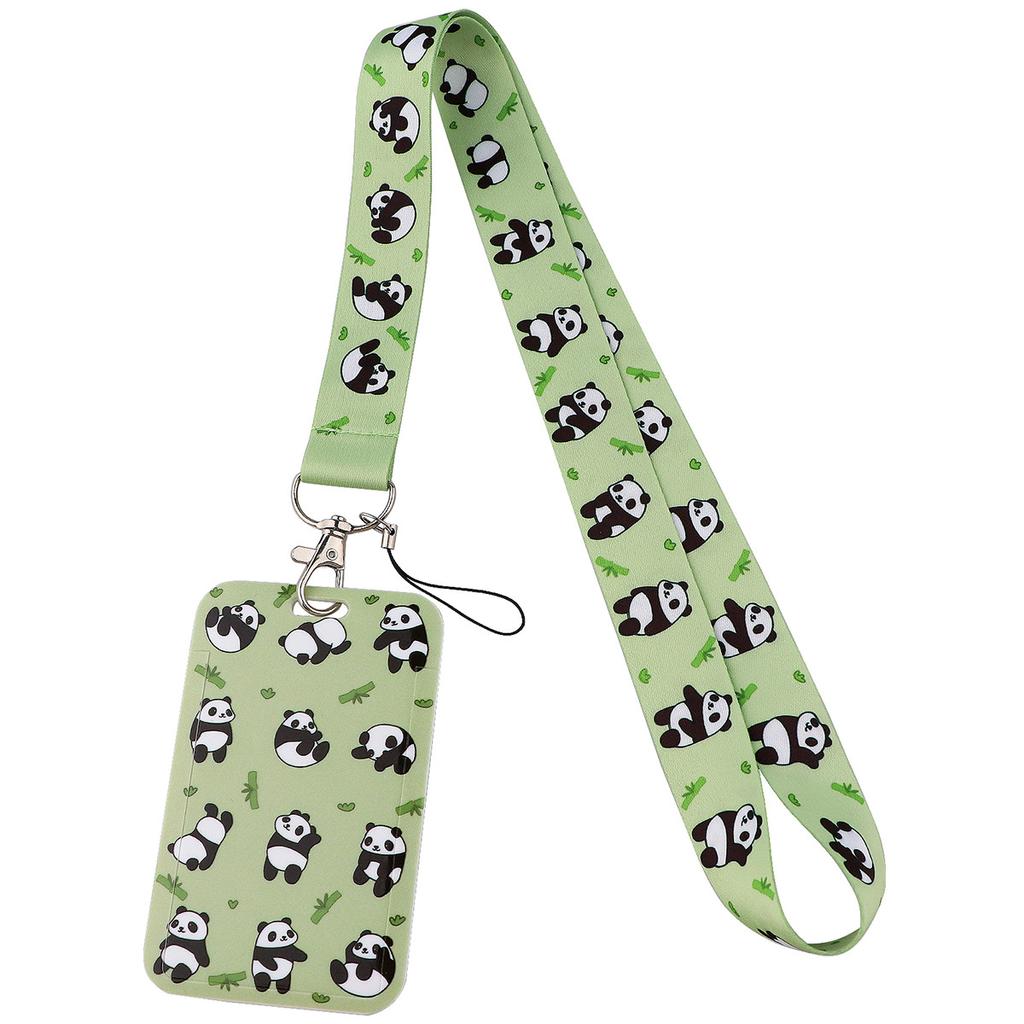Cartoon Credential Card Holder Bags Doctor Nurse Neck Strap Lanyards Keychain Pass Card Holder Hang Rope Lariat Lanyard Gifts