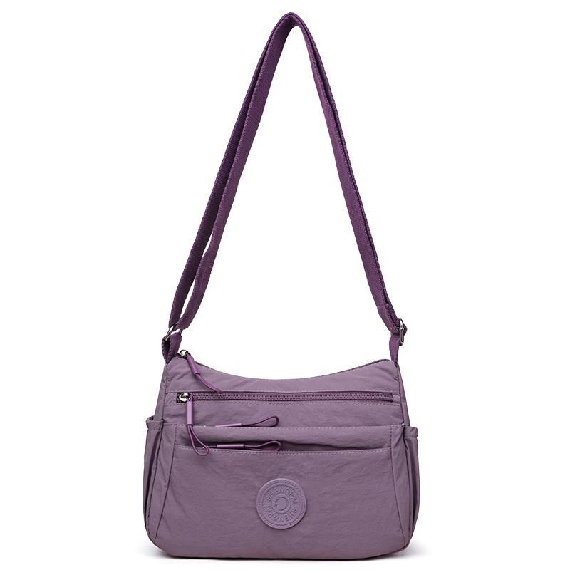 Women's Multi-Layer Crossbody Bag Lightweight Shoulder Bag Middle-Aged and Elderly Mother Bag