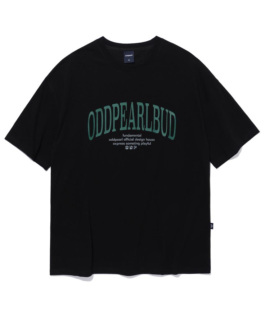 Футболка с логотипом Odeupeol Arc(черный)