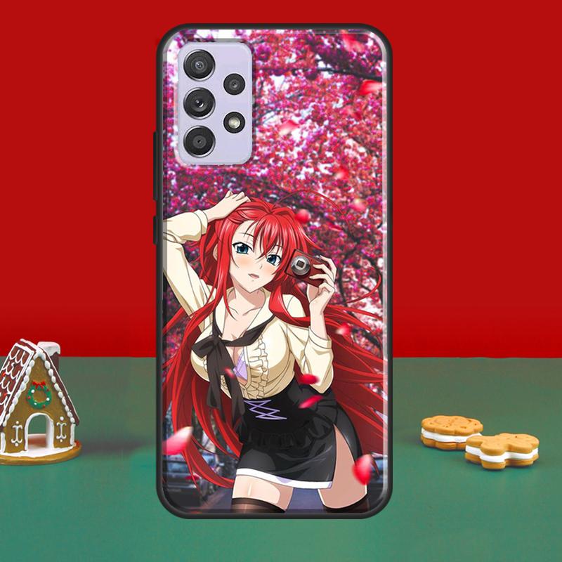 Rias Gremory High School DxD Case For Samsung A51 A71 A50 A70 A41 A31 A11 A10 A52S A21S A12 A22 A32 A42 A52 A72 Cover