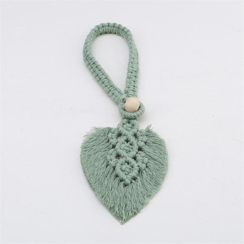 Подхват для штор ручной работы с подвеской в ​​форме листа и кисточкой, держатель для штор, ремни, декоративная занавеска для гостиной