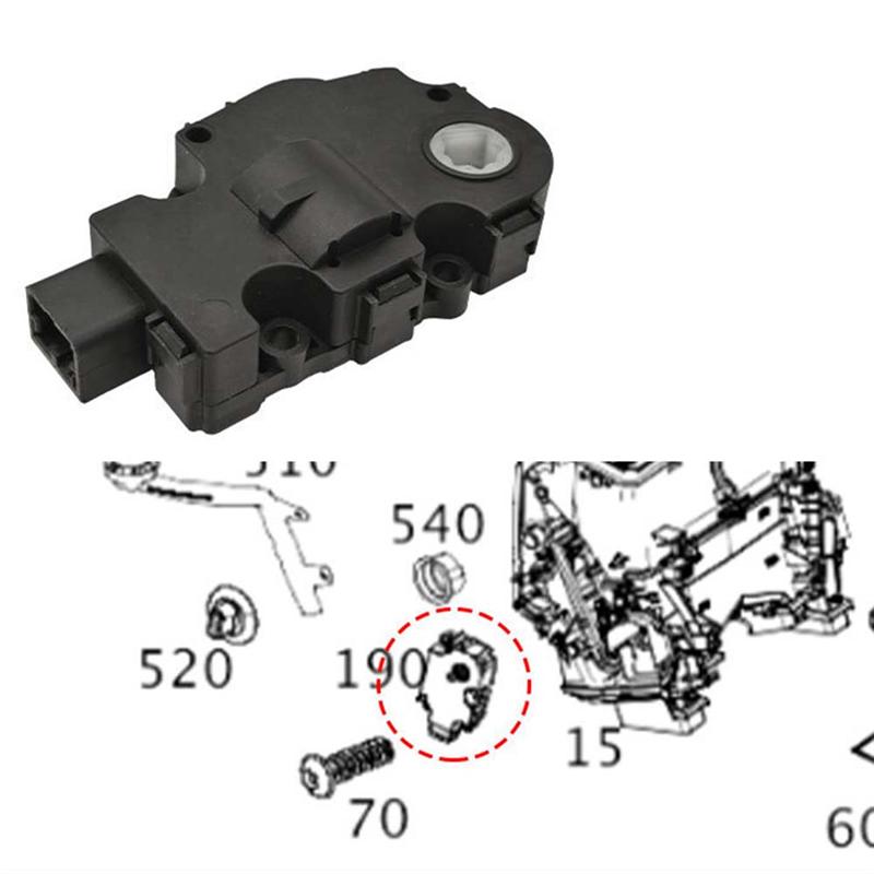 Привод воздушной заслонки системы кондиционирования автомобиля Сервопривод кондиционера Мотор испарителя 1699060100 Для Mercedes-Benz A B C E CLASS W205 W213 W246-A87Q