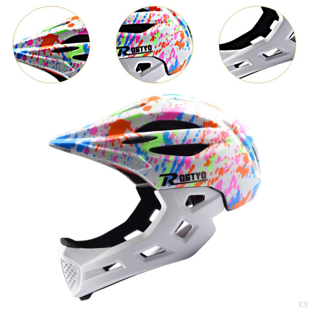 Велосипедный шлем для детей дышащий 48см-57см модный удобный велоспорт