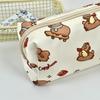Capybara Stationery Bag Large Capacity Pencil Case Cute Pen Bag  Students