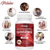 Pslalae RED KOREAN PANAX GINSENG, 120 Vegan Capsules, Muscle Building, Focus and Mood Support, 1% Ginsenosides