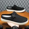 Men's Shoes New Summer Breathable Slippers Lightweight and Simple Casual Shoes Comfortable Half-support Soft-soled Versatile Single Shoes