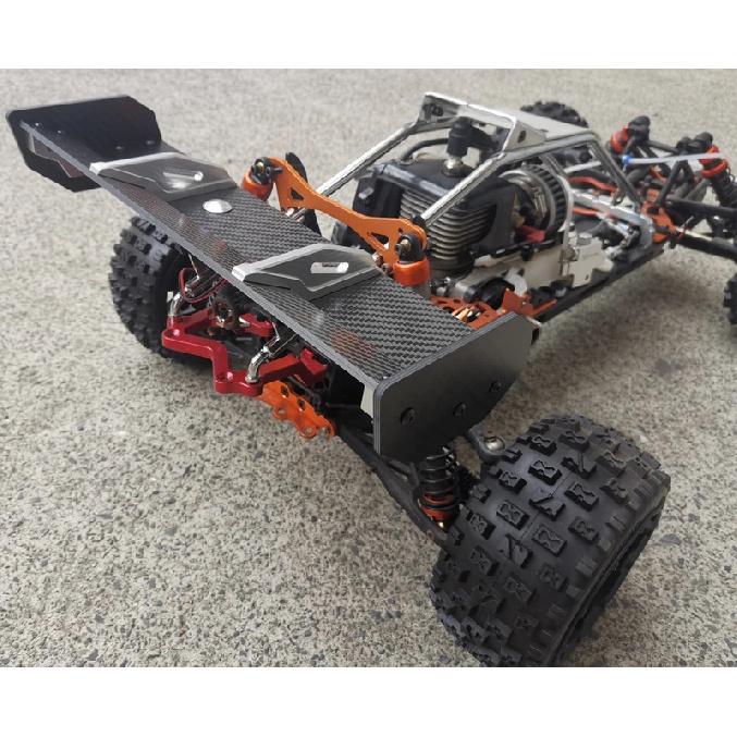 Carbon Fiber Rear Wing for Rovan KM HPI Baja 5b SS Buggy
