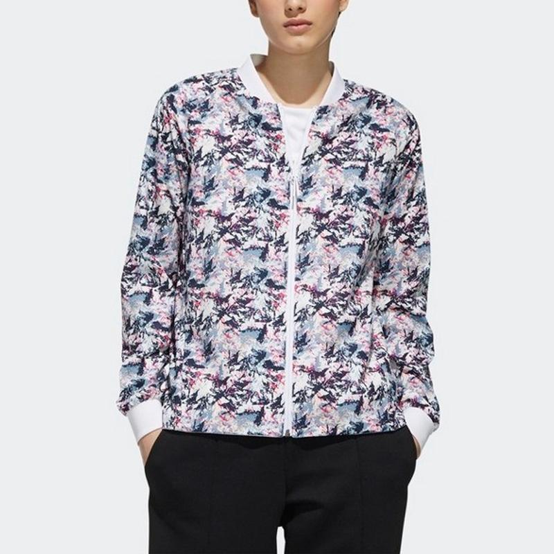 Adidas Neo W Cs Ветровка Двусторонняя Ветрозащитная Спортивная Куртка Женская Куртка Белая DM2110