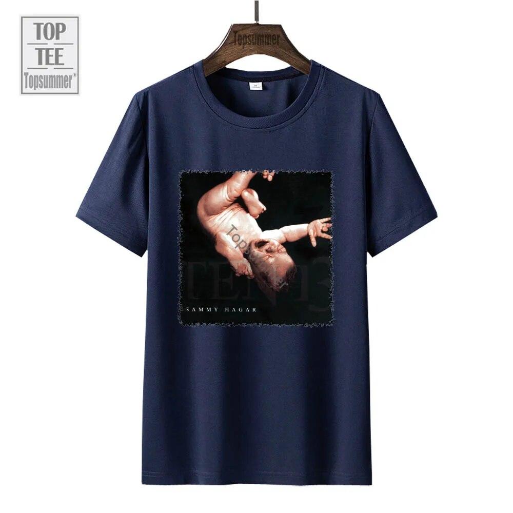 Ten 13 Album T Shirt Sammy Hagar Tour T-Shirt Unisex Retro Streetwear 100 Cotton Tshirts Female Graphic Print Tops