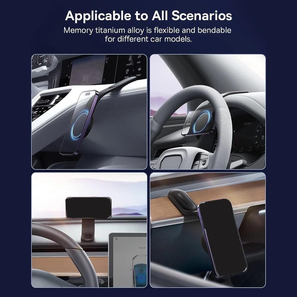 Автомобильный магнитный держатель для мобильного телефона magSafe Suspension Strong Magnetic Car Navigation Holder Paste Folding Navigation