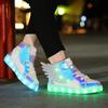 Luminous Children's Shoes Spring and Summer Ghost Step Street Dance Girls Colorful Flash Boys Light Shoes Children's Casual Shoes