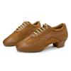 Women's Latin Closed Lacing Salsa Tango Bachata Modern Jazz Ballroom Performance Training Shoes