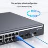 MT-viki Enterprise Rack-Mount PoE Network Switch