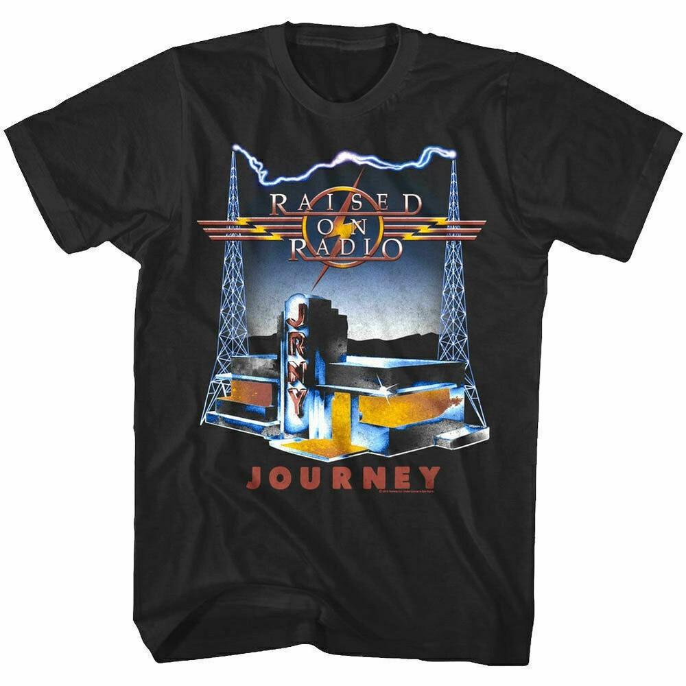Vintage Journey Raised on Radio Mens T Shirt, Shirt For Music Fan All Unisex T-Shirt