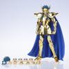 MST Saint Seiya Myth Cloth EXM/EX Metal Aquarius Camus With Hyoga Cygnus Head 24K Hades Gold Knights of the Zodiac Action Figure
