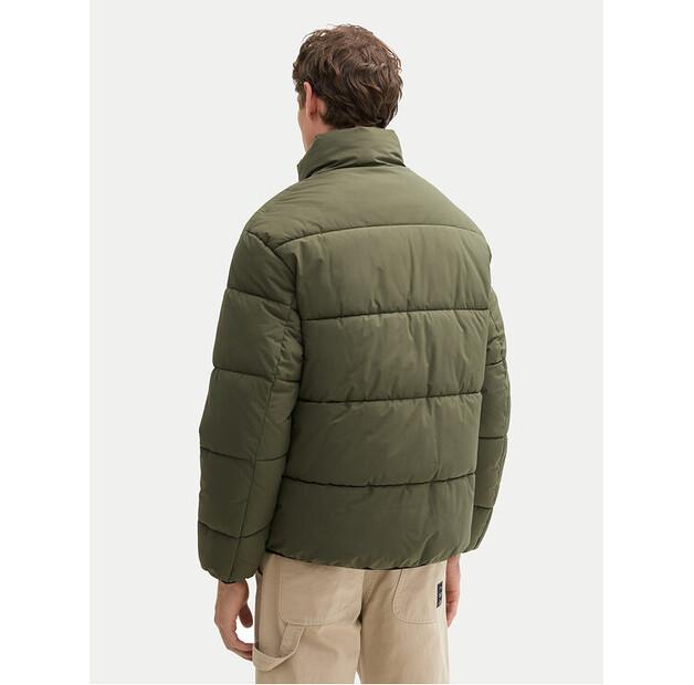 Пуховик Tom Tailor Denim 1041776 зеленый Relaxed Fit