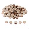 100 Pack Unfinished Wood Slices 0.39'' Wooden Circles Log Discs for Craft Rustic Table Centerpieces