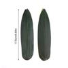 100Pcs Sushi Bamboo Leaves Sashimi Dish Leaf Ornament Home Decor Serving Disposable Plates Artificial Fake Grass