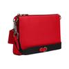 COACH crossbody bag Disney Disney joint model Holden 25 Mickey printed nameplate calfskin envelope mother shoulder medium size women's black antique