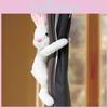 Tieback Bunny Curtain With Plush Doll For Childrens Room Decorations Window