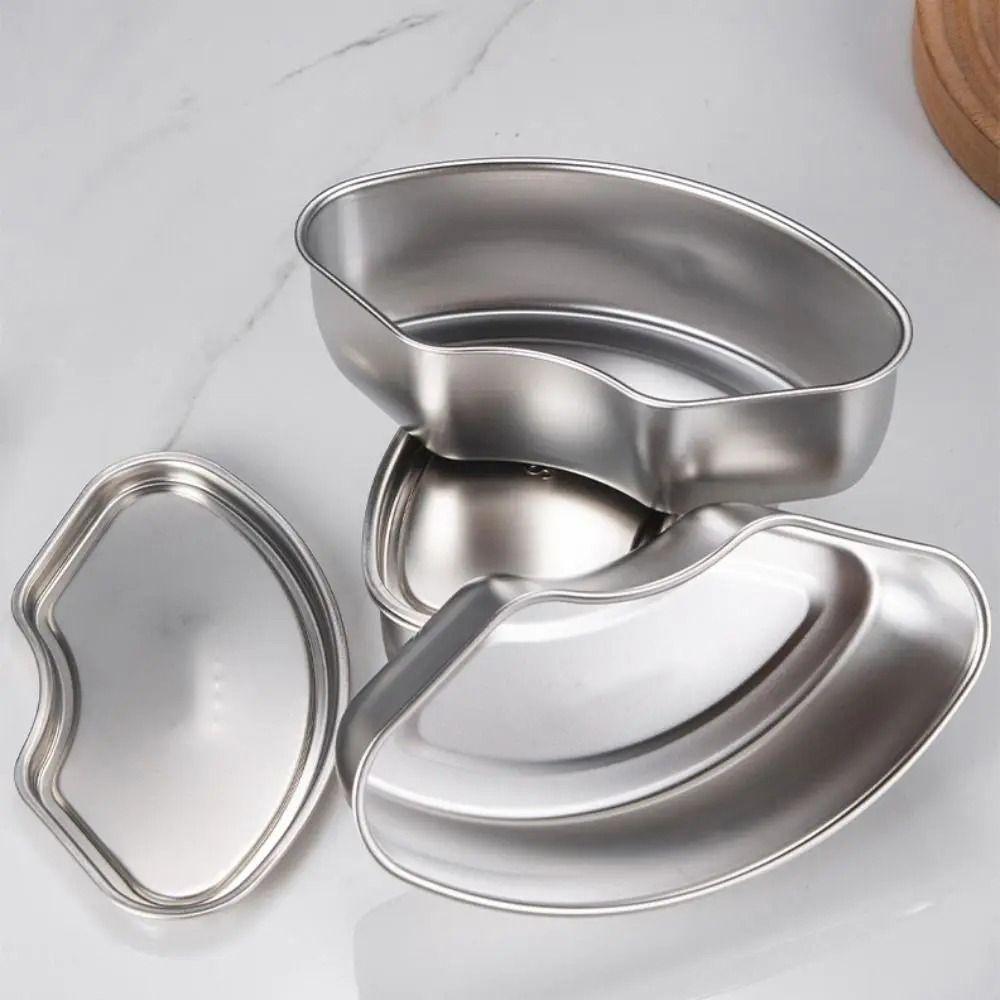 3PCS Serviceable Household Steaming Bowl Beautiful Divided Steaming Plate Kitchen