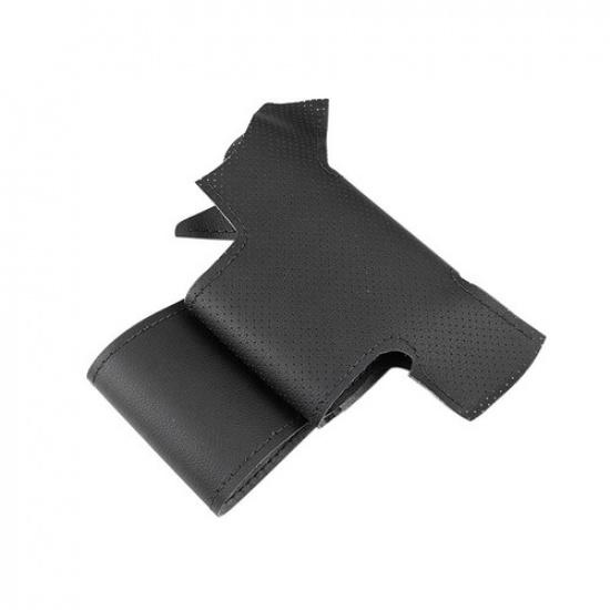 Black Leather Hand Sewing Steering Wheel Cover For Toyota Prius 20 XW20 2004-09