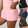New Suit Quick-drying Yoga Suit Shorts Fitness Belt Pocket Outdoor Running Sports Women