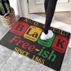I Was Once Free Juneteenth Doormat - Black History Month Non-Slip Floor Mat - Washable Historical Decor Carpet Rug Mat