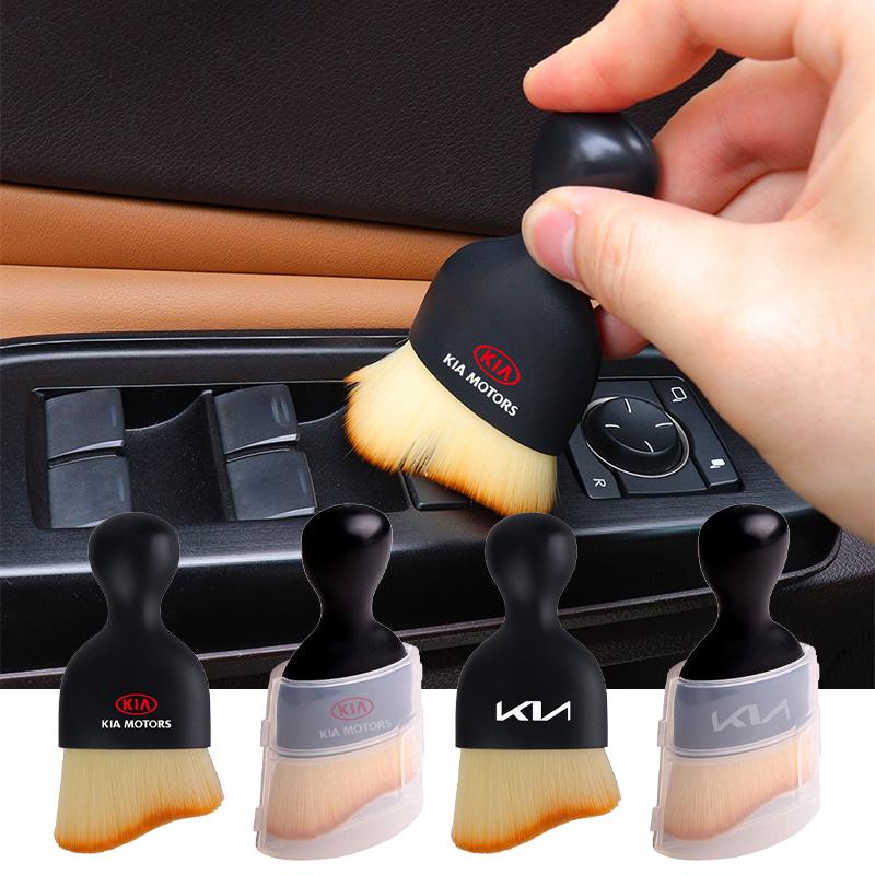 Car Detailing Soft Brush Dashboard Gap Cleaning Dust Remove Tools For KIA Sportage Ceed Sorento Cerato Optima Picanto Rio Soul K MT8