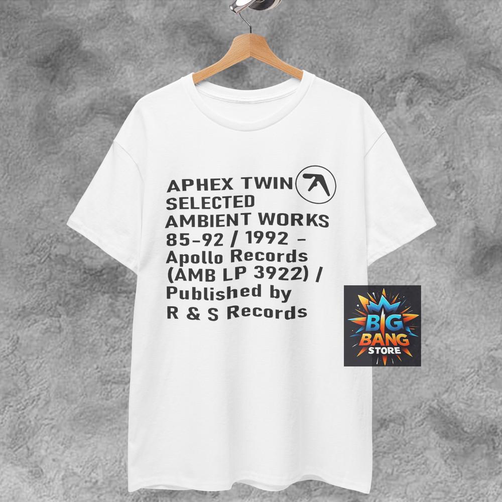 Aphex twin ambient works records t shirt Unisex tee