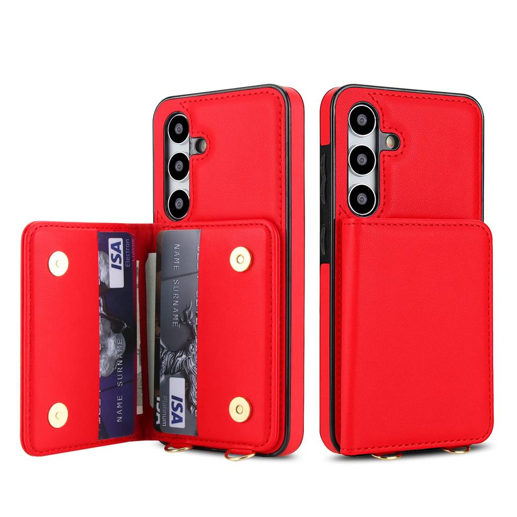 Чехол-бумажник для Samsung Galaxy A56 A36 A26 A16 A35 A55 A15 A54 A73 A52, с [6 слотами для карт][Блокировкой RFID], Магнитная застежка