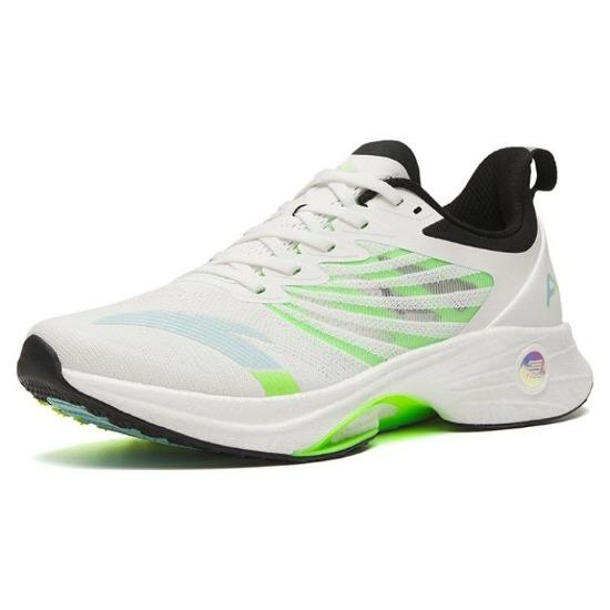Anta Mach 3.0 Professional Racing Shock Absorption Non-Slip Wear-Resistant Low-Top Running Shoes Men Sneaker White Green 112325583-5