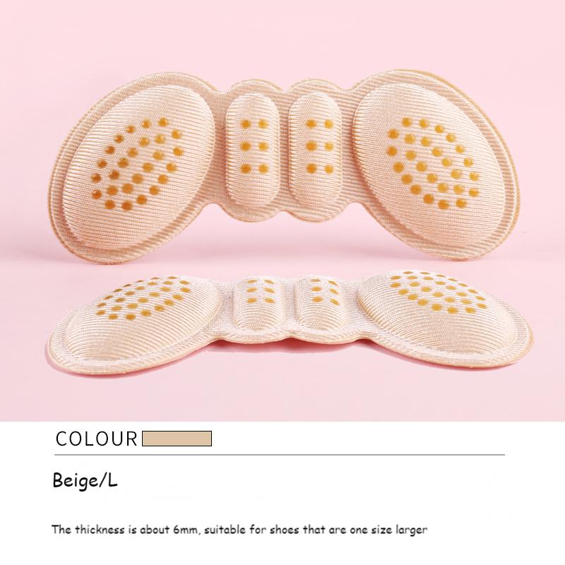 Модные женские стельки для обуви на высоком каблуке, регулируемый размер, клейкая подкладка для пятки, защитная наклейка, облегчение боли, вставки для ухода за ногами