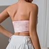 Женская уличная топ-топ-бюстье с открытыми плечами и вырезом-рыбьей костью
